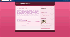 Desktop Screenshot of ideasforthelipsync.blogspot.com