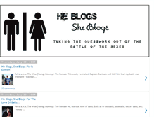 Tablet Screenshot of heblogs-sheblogs.blogspot.com