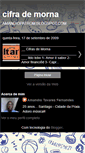 Mobile Screenshot of cifrademorna.blogspot.com