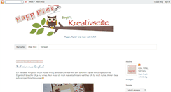 Desktop Screenshot of birgitskleinebastelwelt.blogspot.com