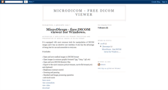 Desktop Screenshot of microdicom.blogspot.com