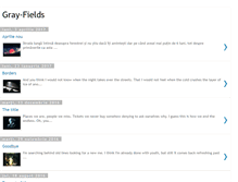 Tablet Screenshot of gray-fields.blogspot.com