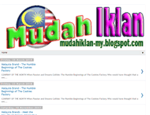 Tablet Screenshot of mudahiklan-my.blogspot.com