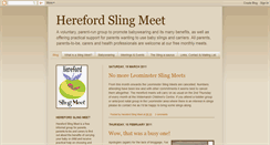 Desktop Screenshot of herefordslingmeet.blogspot.com