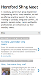 Mobile Screenshot of herefordslingmeet.blogspot.com