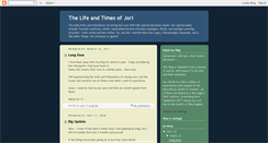 Desktop Screenshot of jori-thelifeandtimes.blogspot.com