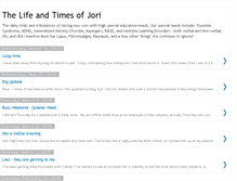 Tablet Screenshot of jori-thelifeandtimes.blogspot.com
