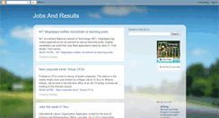 Desktop Screenshot of jobsingov.blogspot.com