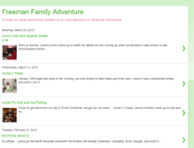 Tablet Screenshot of freemanfamilyadventure.blogspot.com