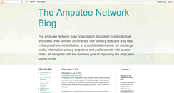 Desktop Screenshot of amputee-network.blogspot.com