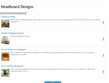 Tablet Screenshot of headboarddesigns.blogspot.com