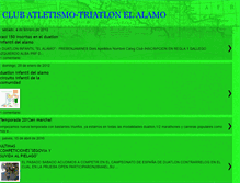 Tablet Screenshot of clubatletismo-triatlonelalamoahsbikes.blogspot.com