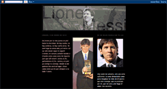 Desktop Screenshot of lionelamessi.blogspot.com