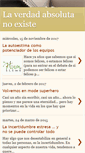Mobile Screenshot of la-verdad-absoluta-no-existe.blogspot.com