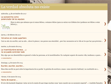 Tablet Screenshot of la-verdad-absoluta-no-existe.blogspot.com