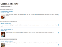 Tablet Screenshot of globalaidsociety.blogspot.com