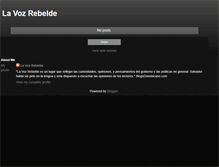 Tablet Screenshot of lavozrebelde.blogspot.com