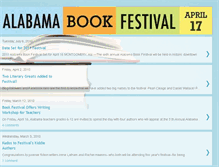 Tablet Screenshot of alabamabookfestival.blogspot.com