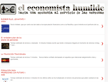 Tablet Screenshot of eleconomistahumilde.blogspot.com