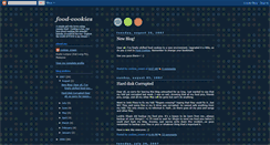 Desktop Screenshot of food-cookies.blogspot.com