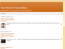 Tablet Screenshot of aboutserialkillers.blogspot.com