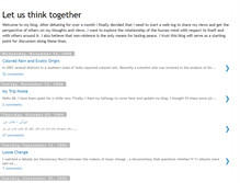 Tablet Screenshot of let-us-think-together.blogspot.com