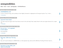 Tablet Screenshot of onespeedbikes.blogspot.com