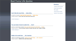 Desktop Screenshot of bestfunnylifequotes.blogspot.com