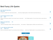 Tablet Screenshot of bestfunnylifequotes.blogspot.com