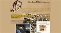 Desktop Screenshot of foodandwinemavens.blogspot.com