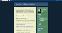 Desktop Screenshot of literatureforbahamianstudents.blogspot.com