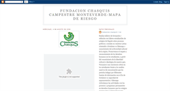 Desktop Screenshot of fundacionchasquis-cmv-mapariesgos.blogspot.com