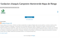 Tablet Screenshot of fundacionchasquis-cmv-mapariesgos.blogspot.com