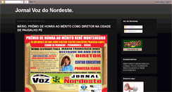 Desktop Screenshot of jornalvozdonordeste.blogspot.com