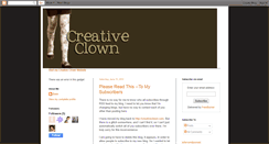 Desktop Screenshot of creativeclown.blogspot.com