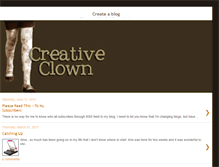 Tablet Screenshot of creativeclown.blogspot.com