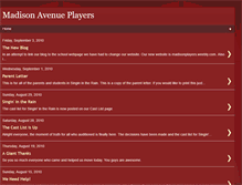 Tablet Screenshot of madisonplayers.blogspot.com