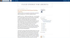 Desktop Screenshot of cleanenergyforamerica.blogspot.com