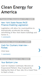 Mobile Screenshot of cleanenergyforamerica.blogspot.com