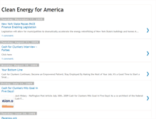 Tablet Screenshot of cleanenergyforamerica.blogspot.com