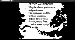 Desktop Screenshot of criticaecuradoria.blogspot.com