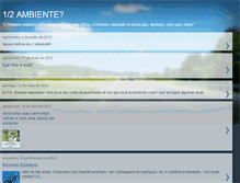 Tablet Screenshot of cienciasmeioambiente.blogspot.com