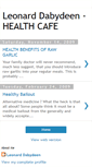 Mobile Screenshot of leonarddabydeen-yourhealthandmine.blogspot.com