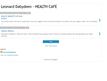 Tablet Screenshot of leonarddabydeen-yourhealthandmine.blogspot.com