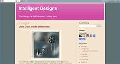Desktop Screenshot of intelligent-designs.blogspot.com