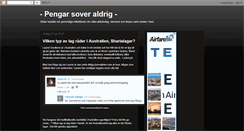 Desktop Screenshot of pengarsoveraldrig.blogspot.com