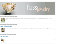 Tablet Screenshot of fussjewelry.blogspot.com