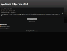 Tablet Screenshot of experimenout.blogspot.com