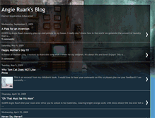 Tablet Screenshot of angieruarksblog.blogspot.com