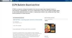 Desktop Screenshot of ccp4bb.blogspot.com